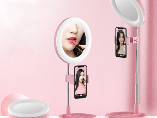 specchio led smartphone